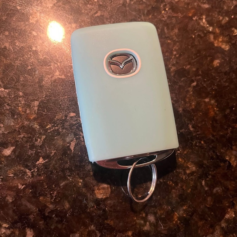 Mazda Silicone Key Fob Cover in Light Blue